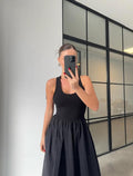The Noir Grace Maxi Dress