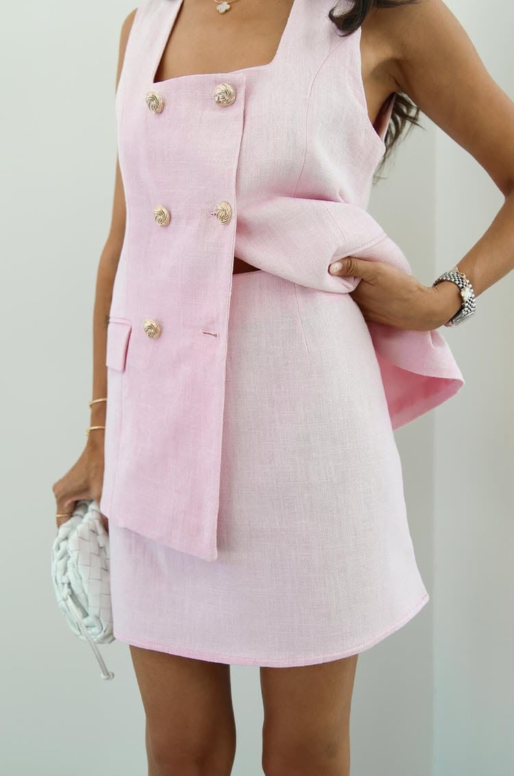 Blush Linen Set