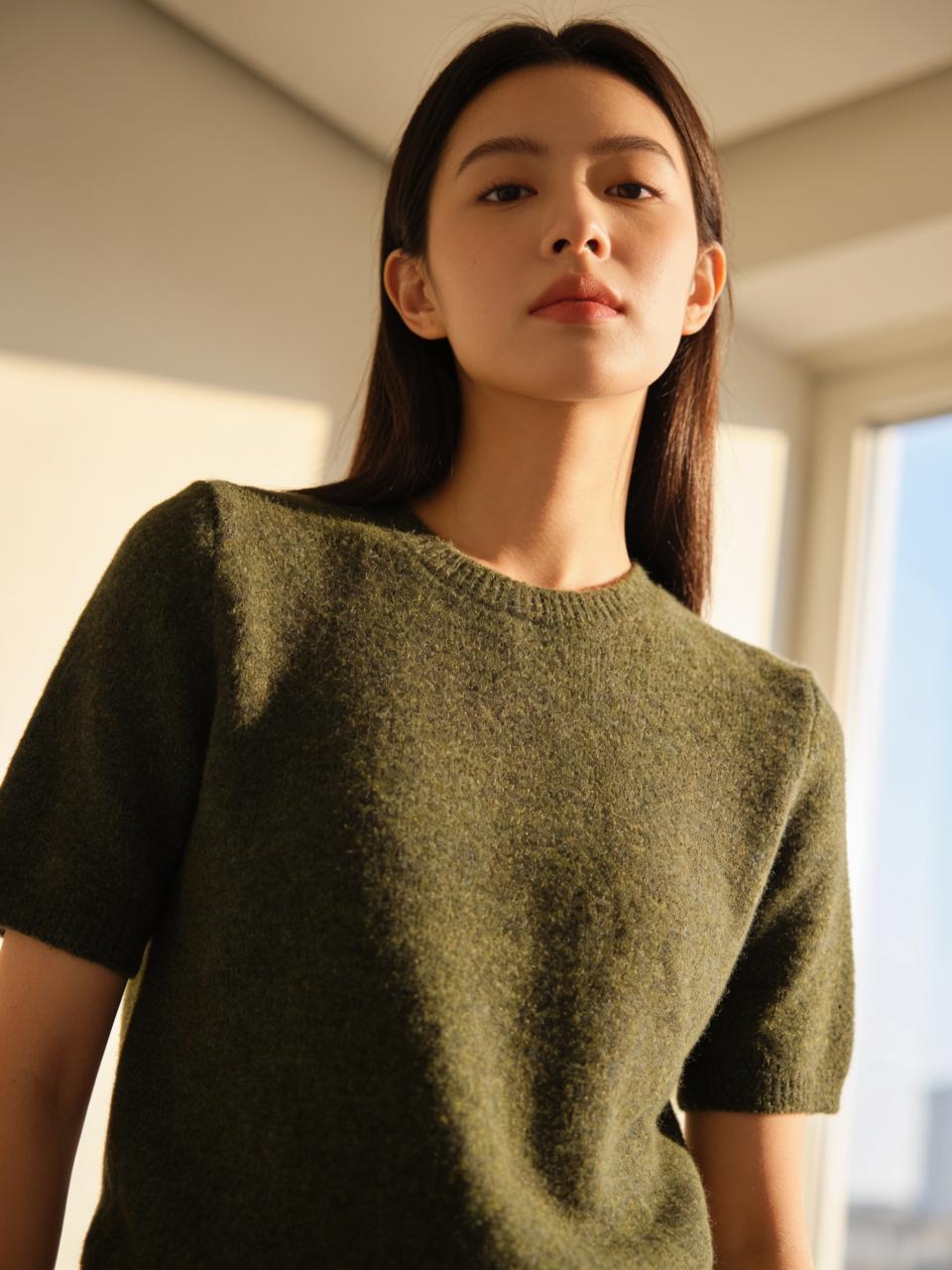 Olive Knit Shirt