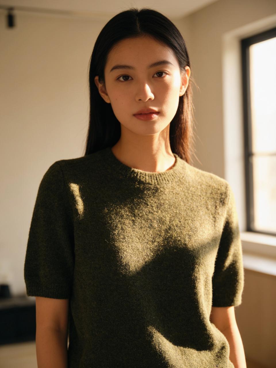 Olive Knit Shirt