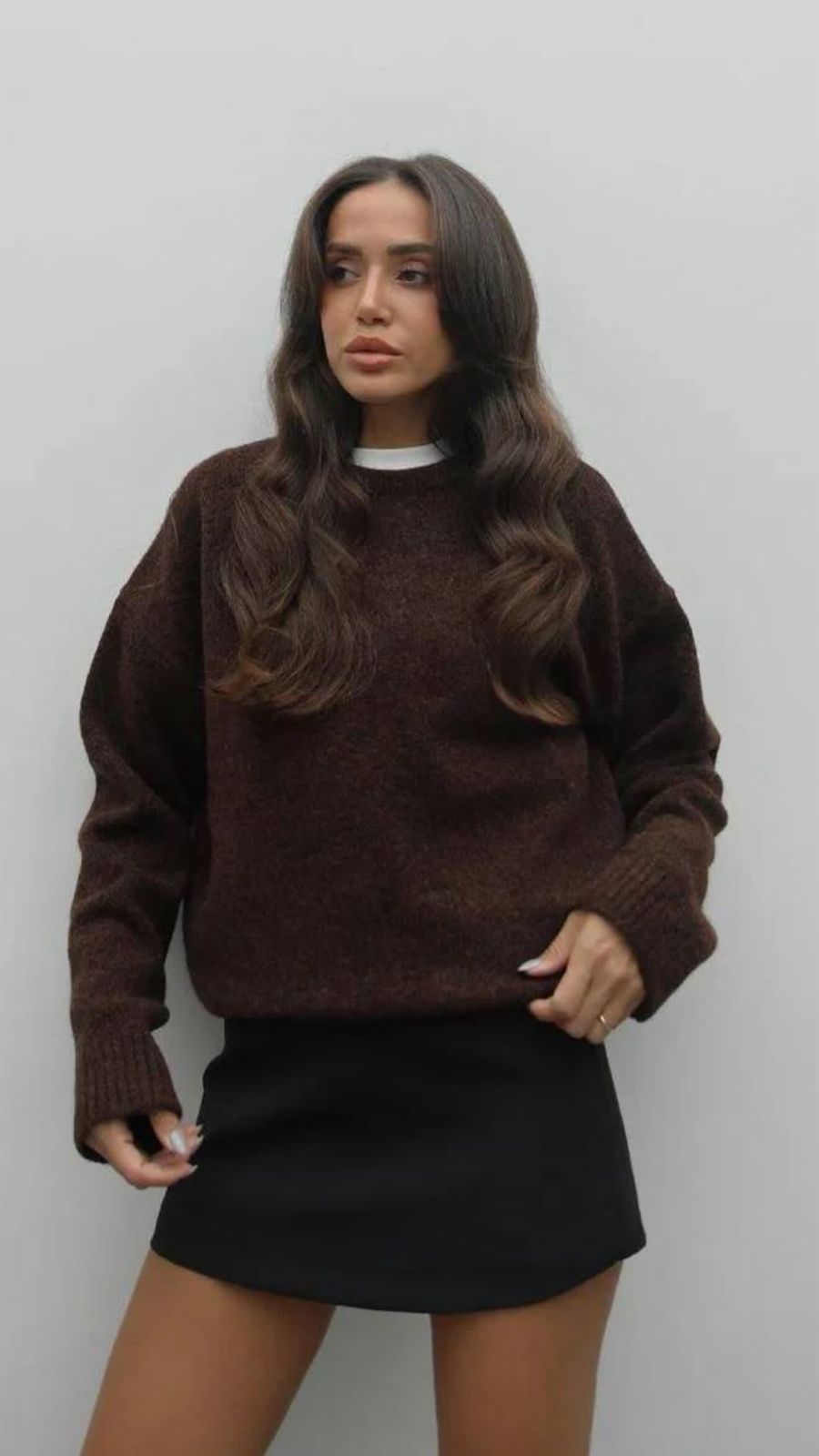 Chocolate Knit Sweater