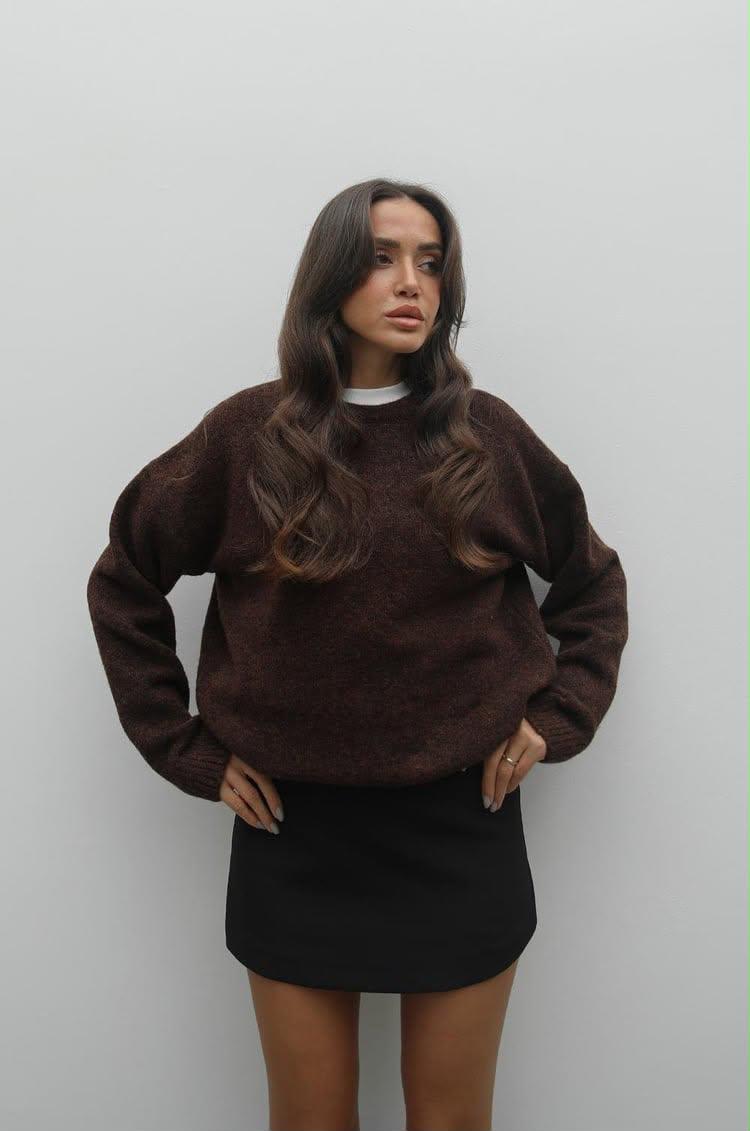 Chocolate Knit Sweater