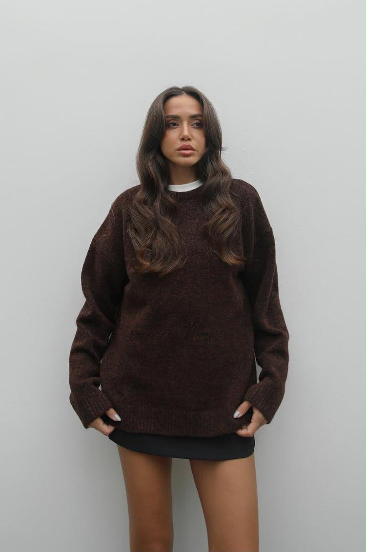 Chocolate Knit Sweater