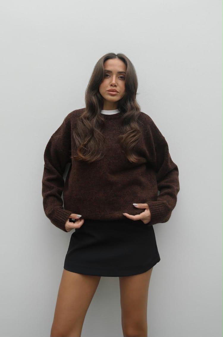 Chocolate Knit Sweater