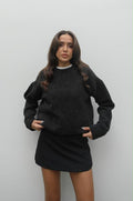 Grey Anthracite Knit Sweater